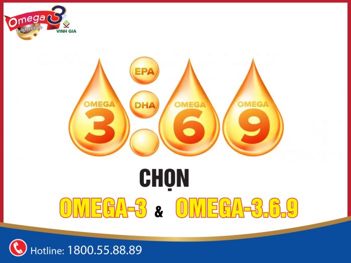 Chọn Omega-3 và Omega-3.6.9