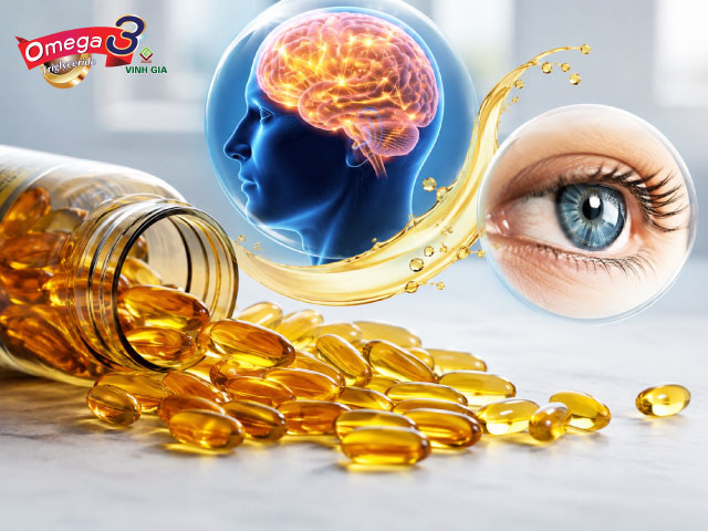 Omega-3 Hỗ trợ não bộ và thị lực