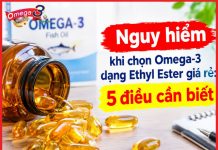 Nguy hiểm khi chọn Omega-3 dạng Ethyl Ester giá rẻ: 5 điều cần biết