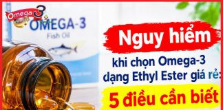 Nguy hiểm khi chọn Omega-3 dạng Ethyl Ester giá rẻ: 5 điều cần biết Nguy hiểm khi chọn Omega-3 dạng Ethyl Ester giá rẻ: 5 điều cần biết